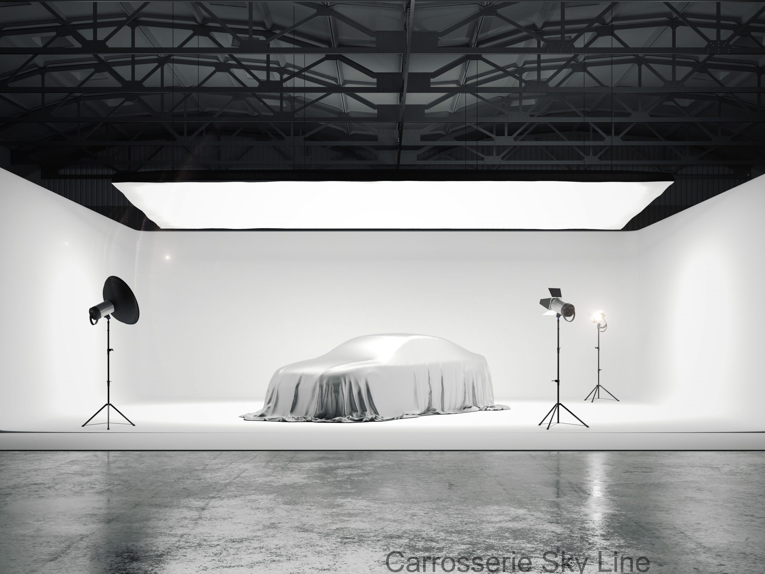 Salle peinture carrosserie Sky Line